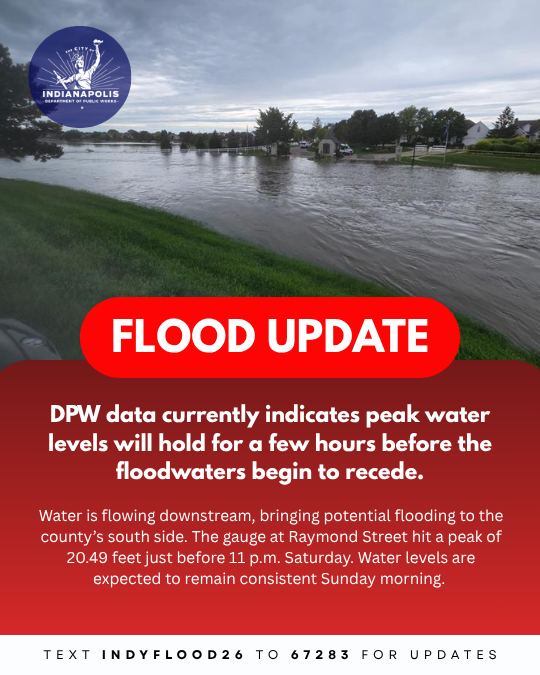 Indy Dpw Staff Continue To Monitor Water Levels Along The…