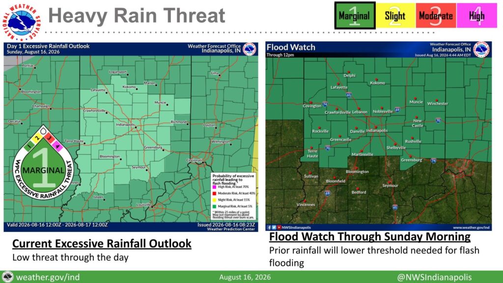 Heavy Rain And Flash Flooding Are Possible Across Portions…