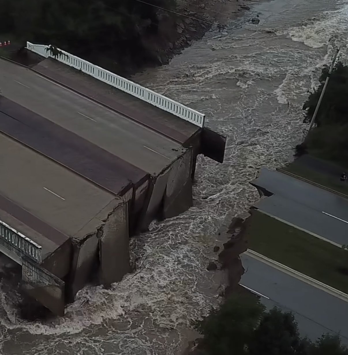 A Closeup Look At The Bridge Collapse On Hazel Dell Parkway… – image 1