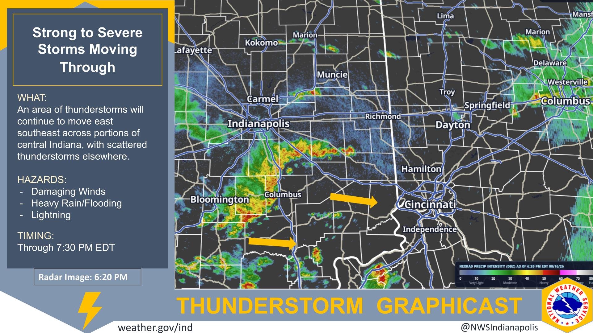 An Area Of Strong To Severe Storms Will Continue To Move… – image 1