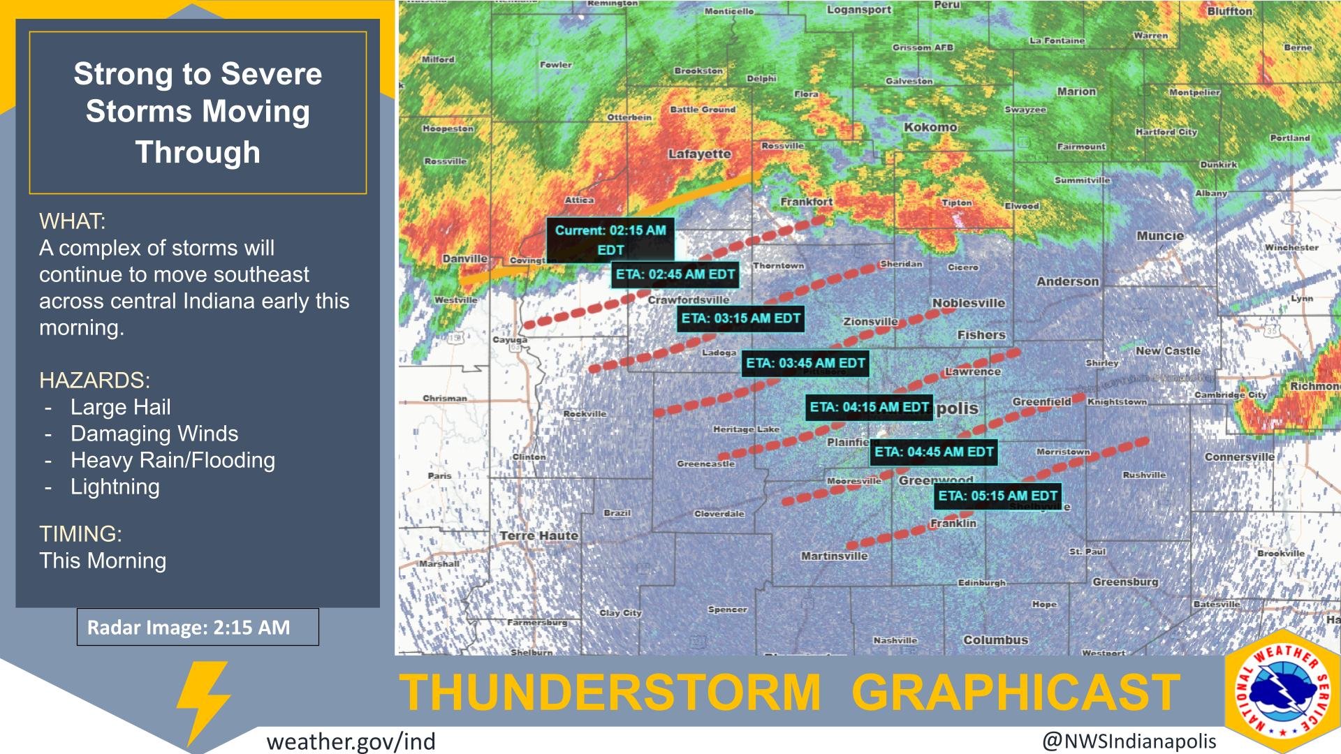 An Area Of Strong To Severe Thunderstorms Will Continue To… – image 1