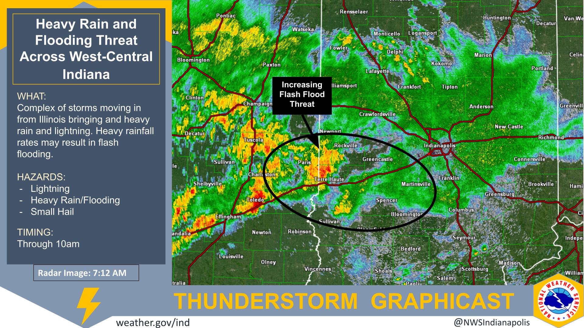 A Complex Of Storms Moving Into West Central Indiana This… – image 1