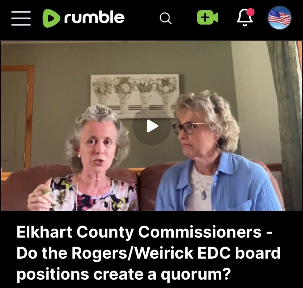 Elkhart County Commissioners Deny Meeting Details
