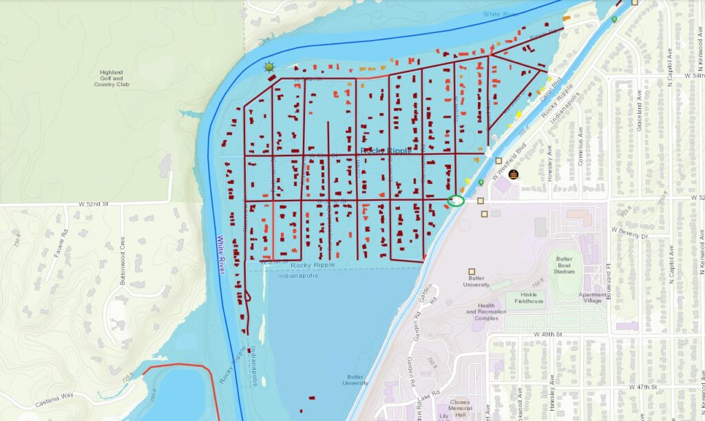 Residents Of The Town Of Rocky Ripple Are Advised To Evac…