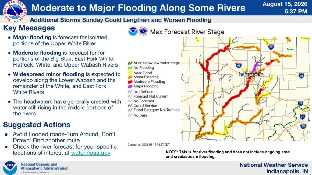 Heavy Rain Has Led T To Flooding Along Most Rivers And…
