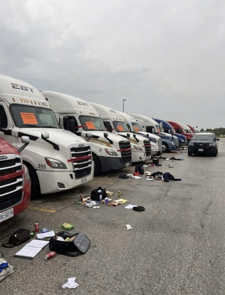 86 Truck Drivers Arrested in 3 Days