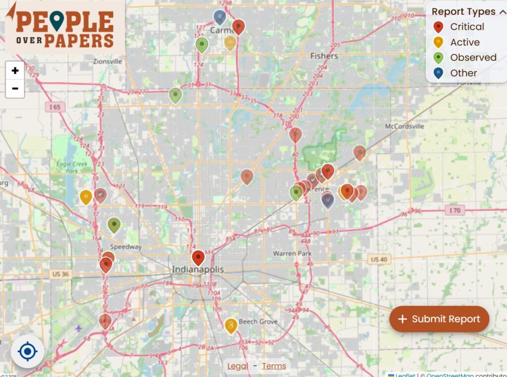 “People Over Papers” Monitoring ICE