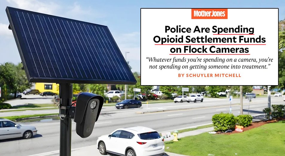 Opioid Settlements Blown on Flock Spy Cameras