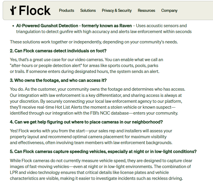 More Flock Lies? They Claim to Have 5 Years of Data to Sell?!